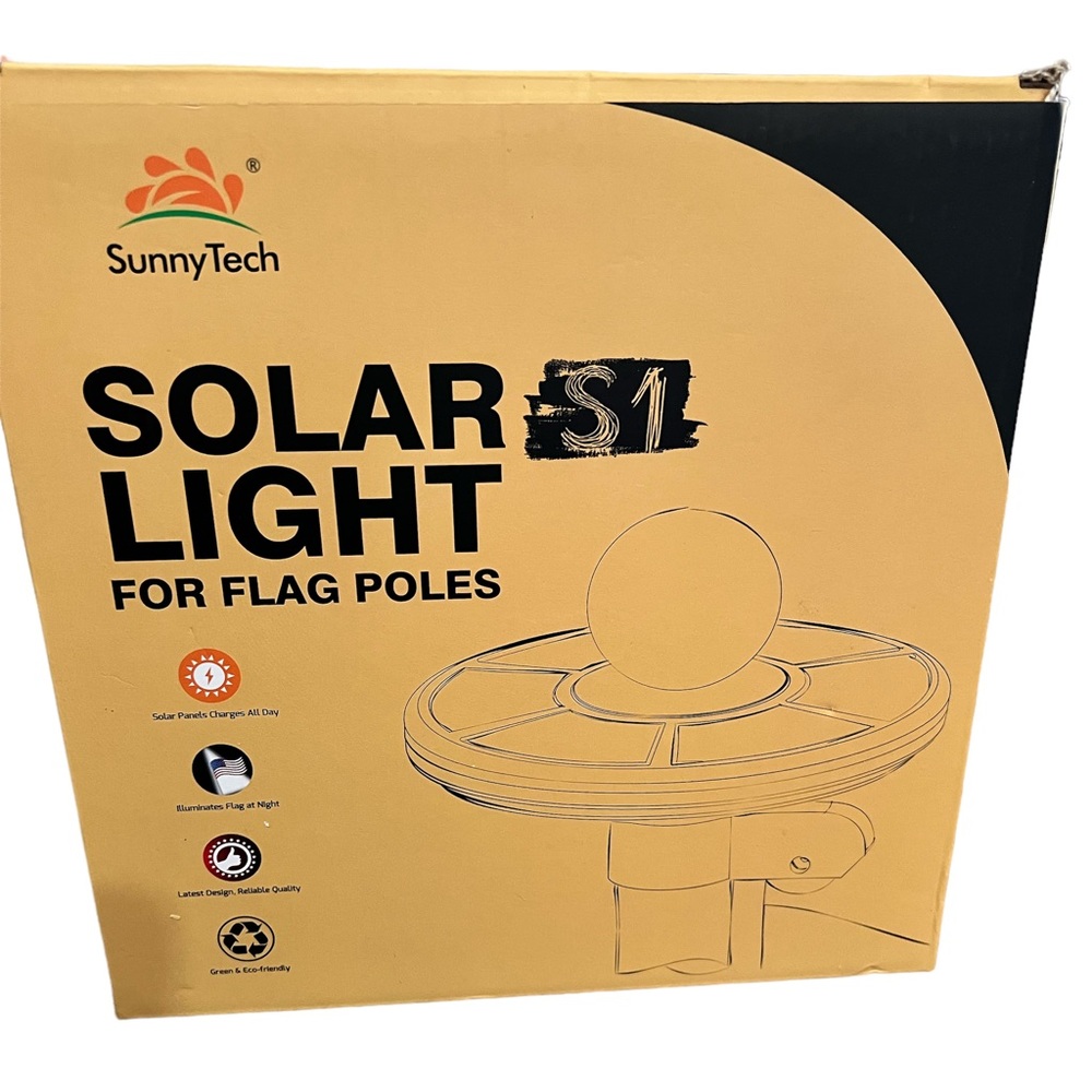Solar Light for Flag Poles